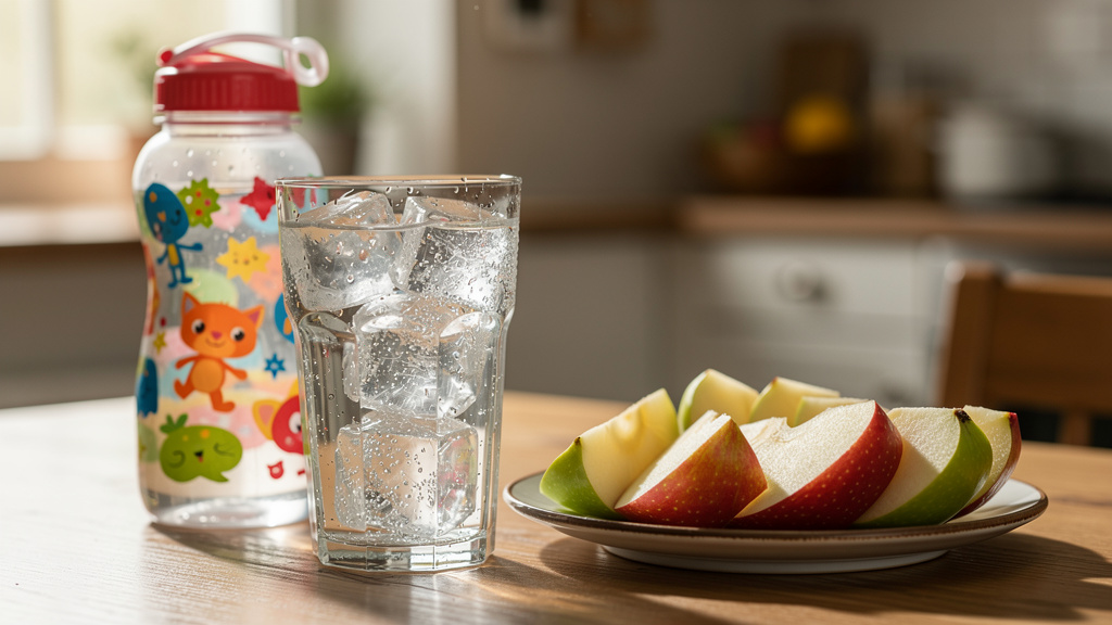 Fresh water and healthy hydration for children's urinary health