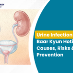 Urine Infection (UTI) diagram showing kidneys and bladder