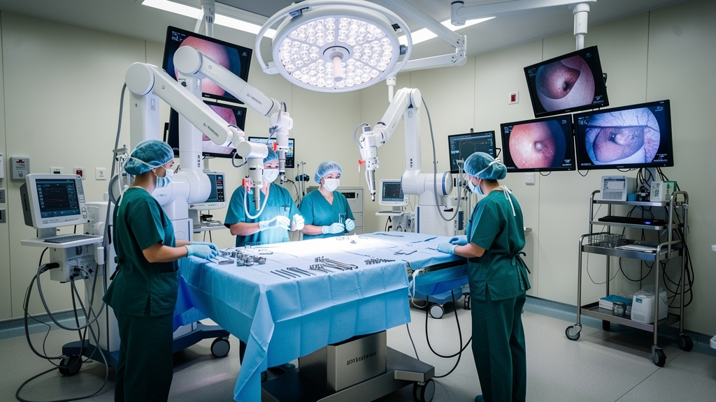 Advanced robotic surgical equipment for paediatric hydronephrosis treatment